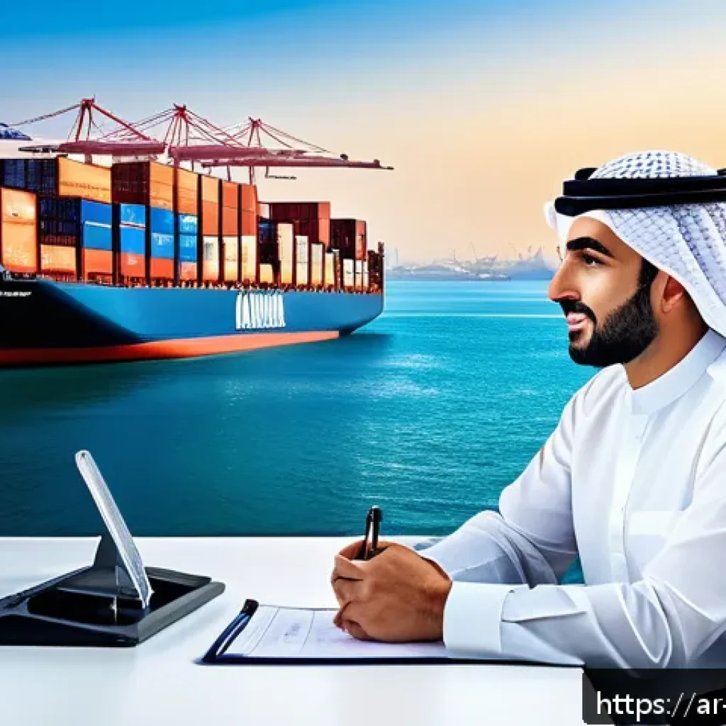 국제무역사와 관세사 비교 - A professional Middle Eastern man in formal business attire negotiating an international trade deal ...